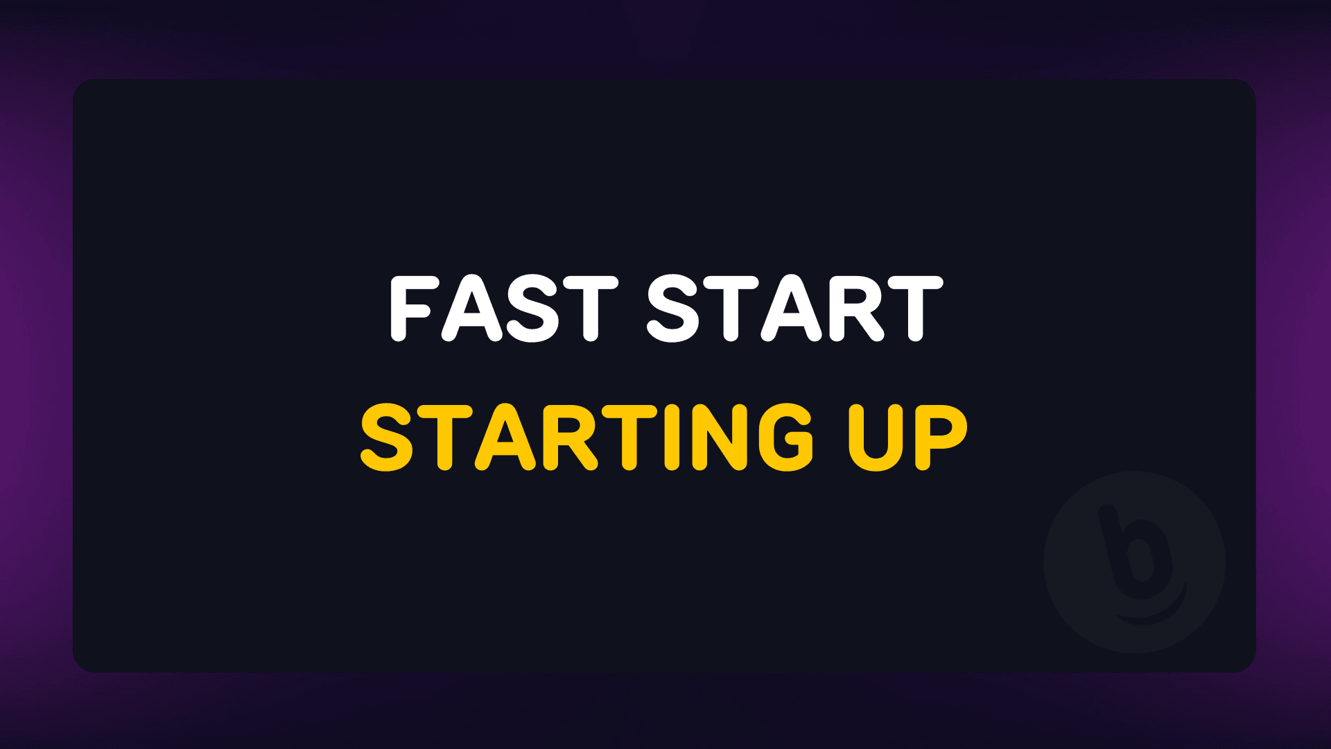 FAST START - how to start with crypto