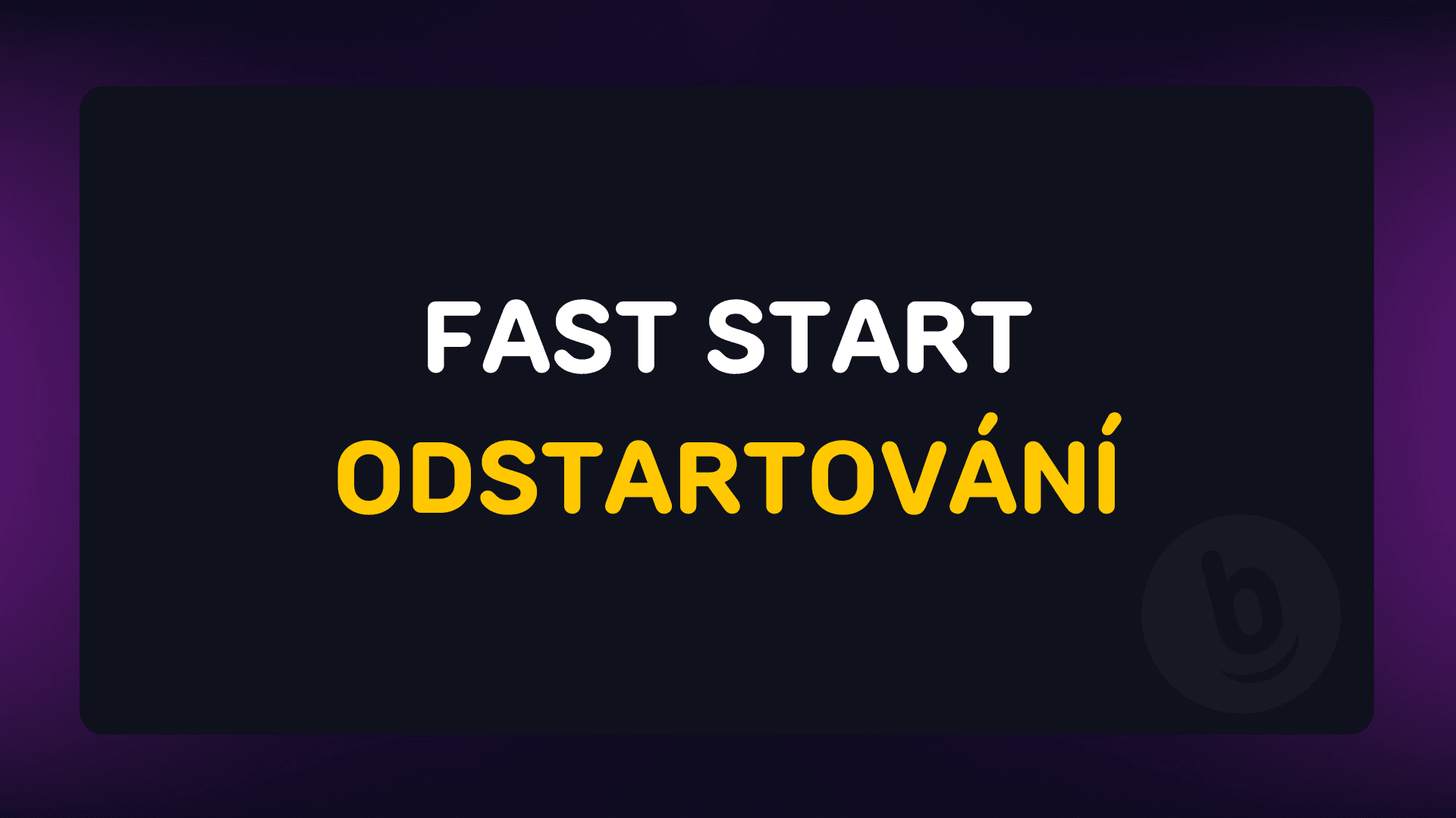 FAST START - jak začít s kryptem